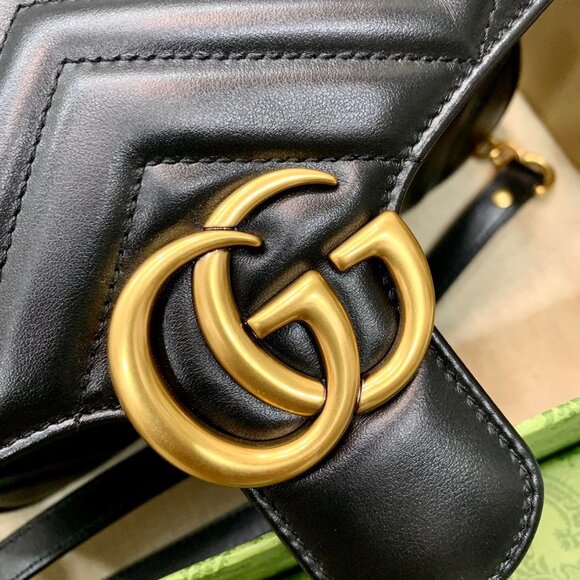 Gucci GG Marmont Black Shoulder Bag